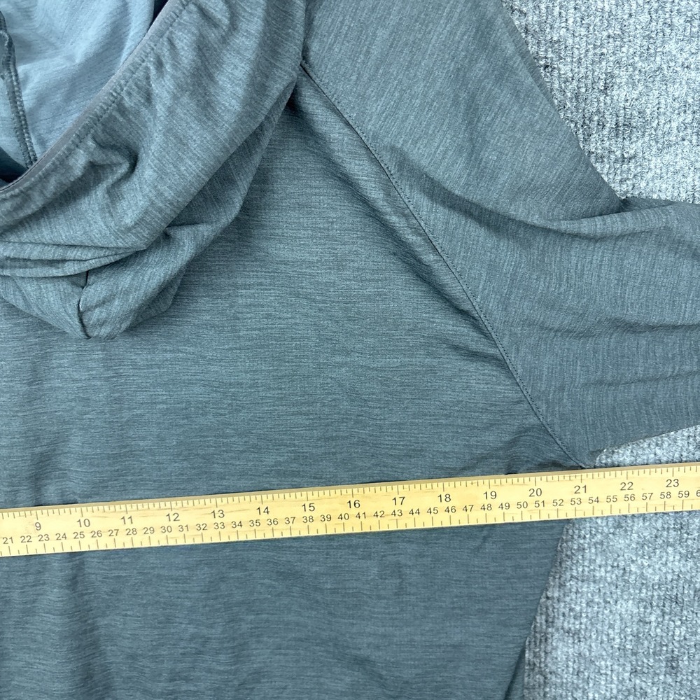 Uniqlo Dry-Ex Lightweight Athletic Jacket Full Zip Mens Large Gray Hooded Baggy - Picture 8 of 8